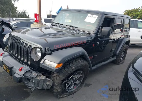 2020 Jeep Wrangler Unlimited Rubicon 4X4 z USA, uszkodzony, nr VIN 1C4HJXFG9LW277440